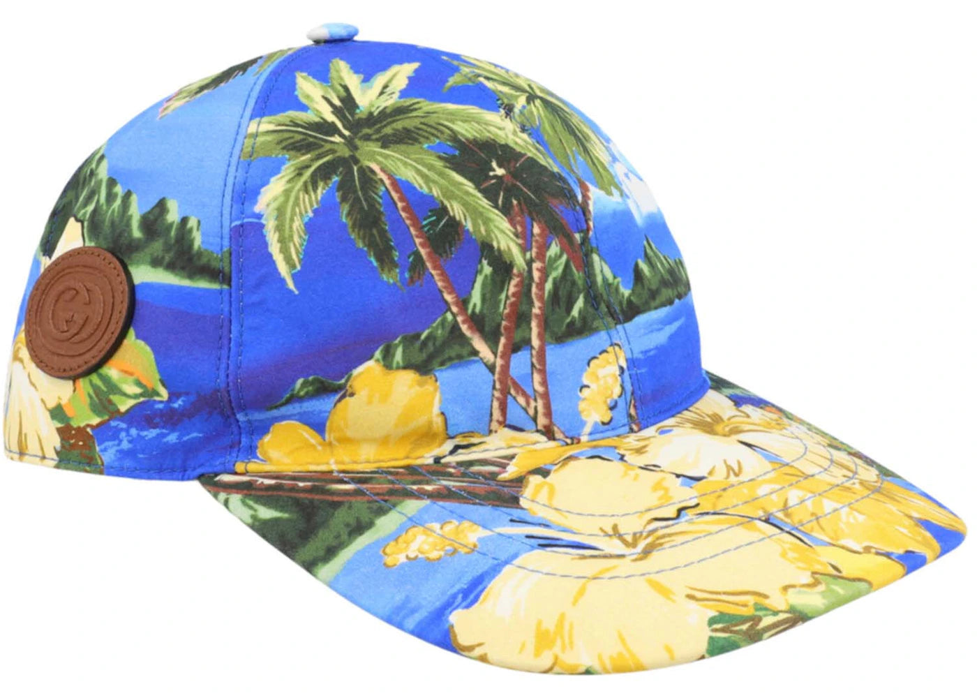 Gucci Hawaiian Print Baseball Cap Multi