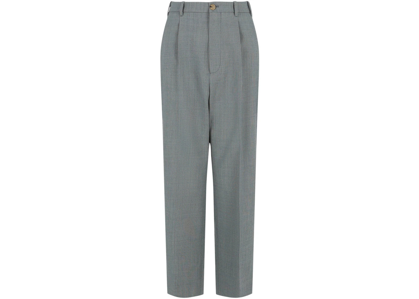 Gucci High Rise Wool Trouser Pants Grey