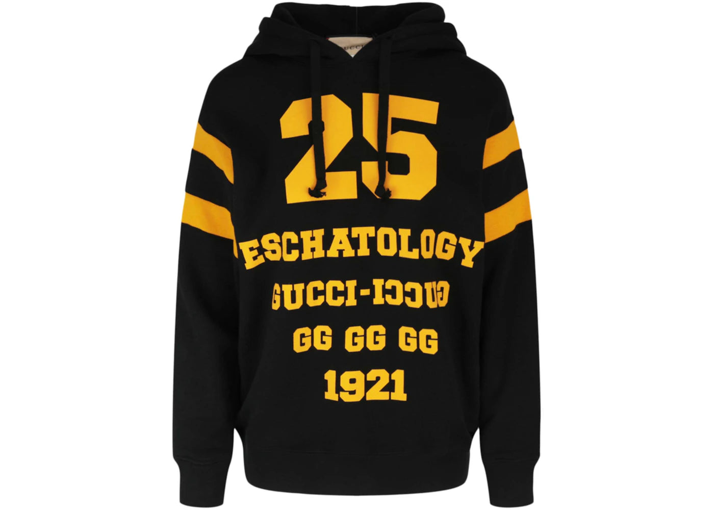 Gucci Hooded Graphic Sweatshirt Black