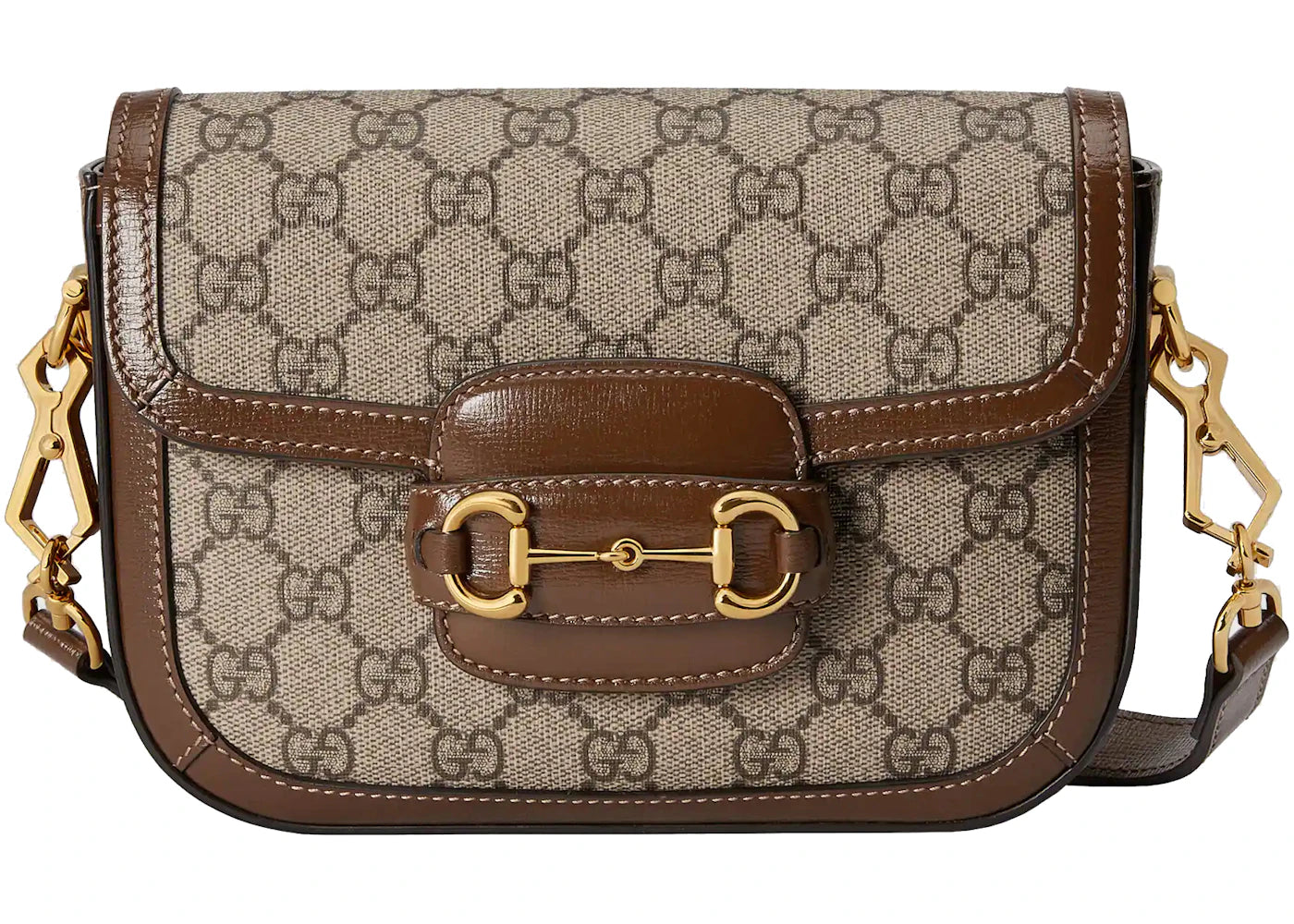 Gucci Horsebit 1955 Mini Bag Beige/Ebony