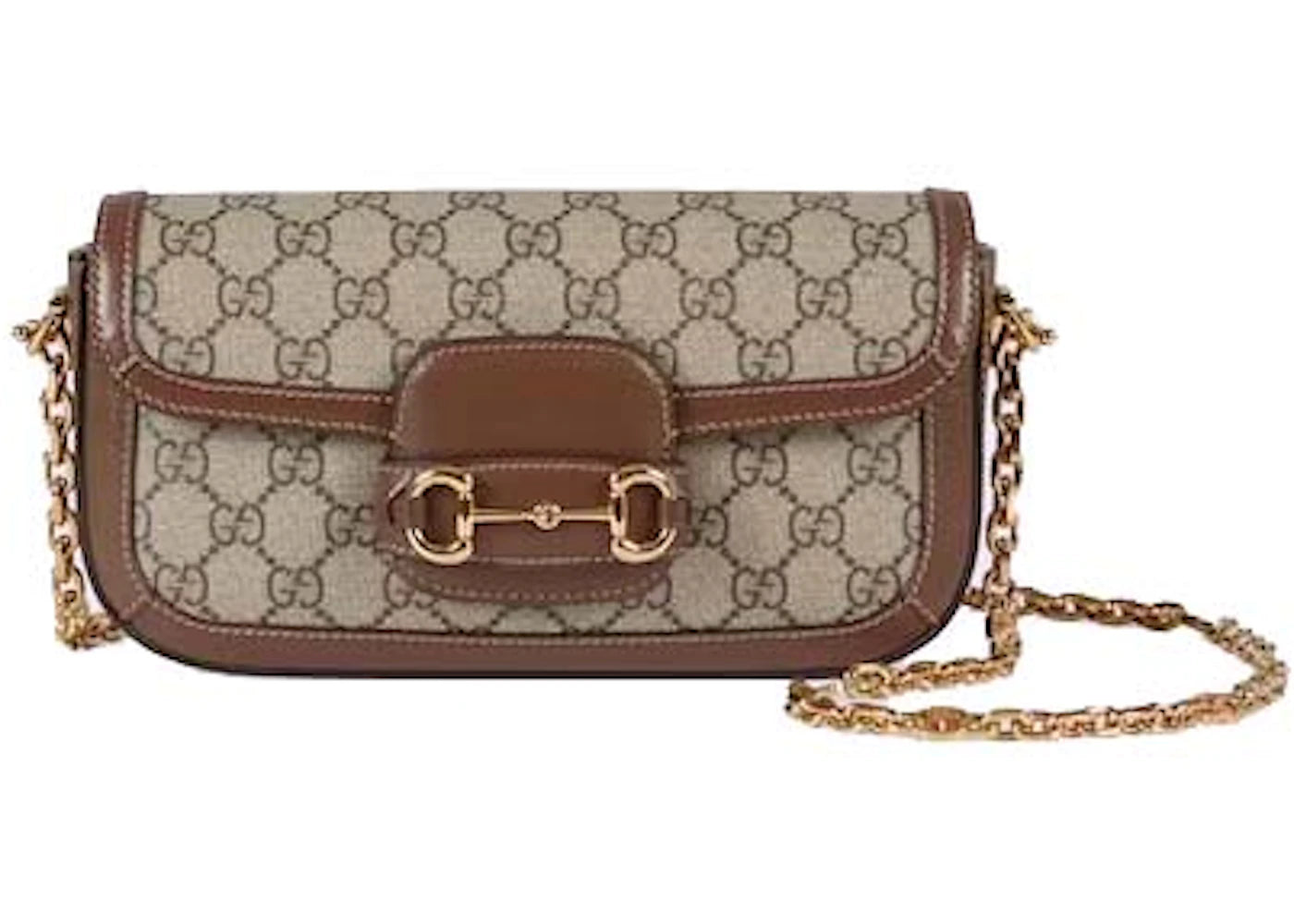 Gucci Horsebit 1955 Shoulder Bag Beige/Ebony