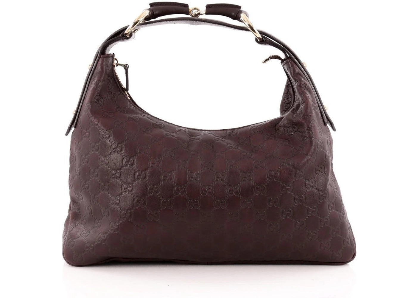 Gucci Horsebit Hobo Guccissima Medium Brown