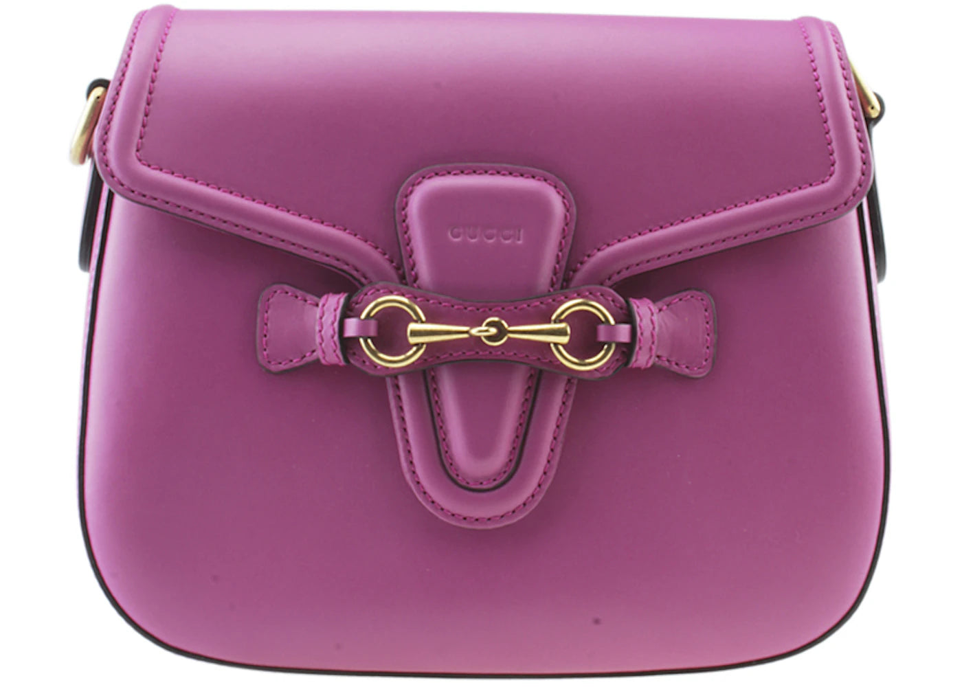 Gucci Horsebit Shoulder Bag Fuchsia