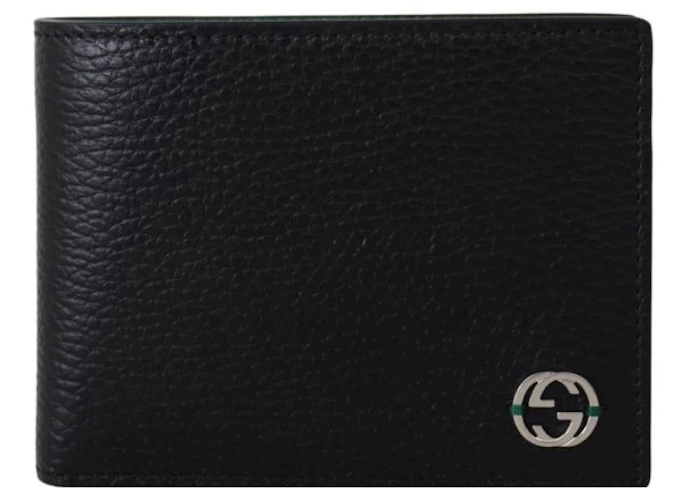 Gucci Interlocked GG Bifold Wallet Black/Green