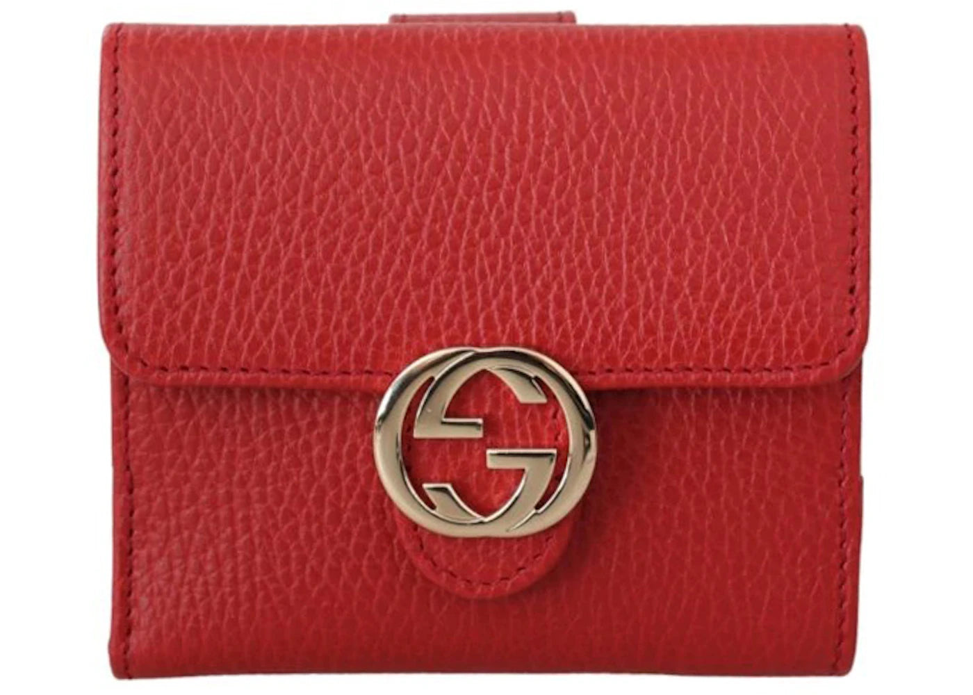 Gucci Interlocked GG Wallet Small Red