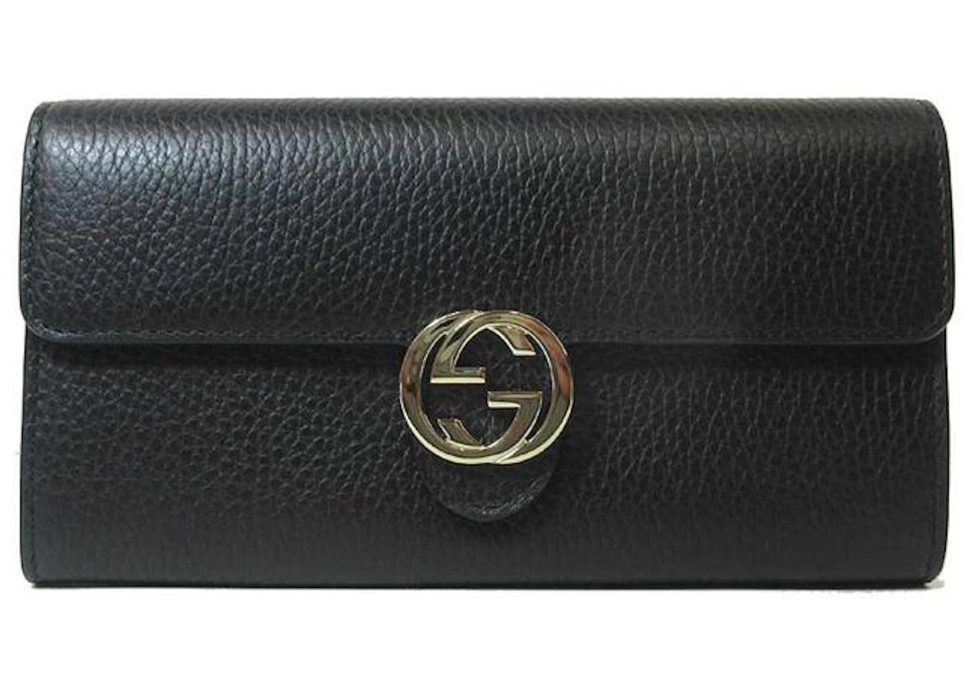 Gucci Interlocking Continental Wallet Black