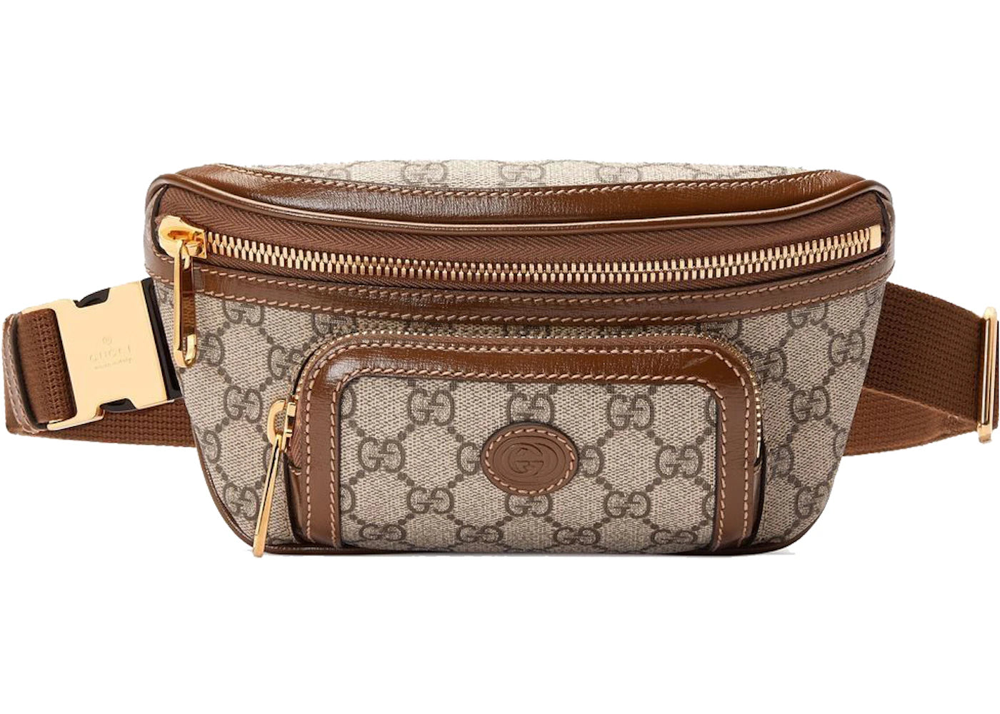 Gucci Interlocking G Belt Bag Beige/Ebony