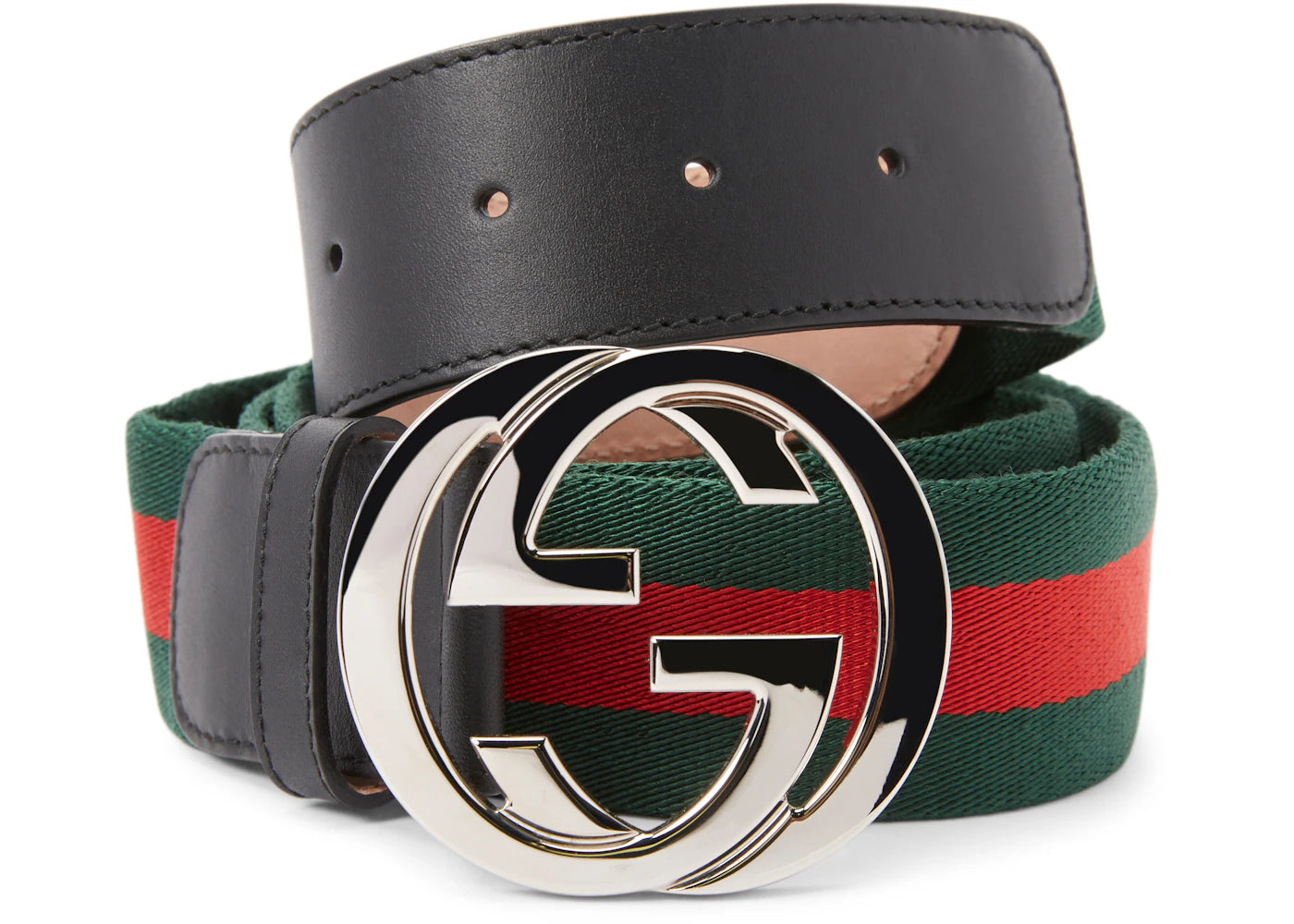Gucci Interlocking G Pure Web Belt Green/Red/Black