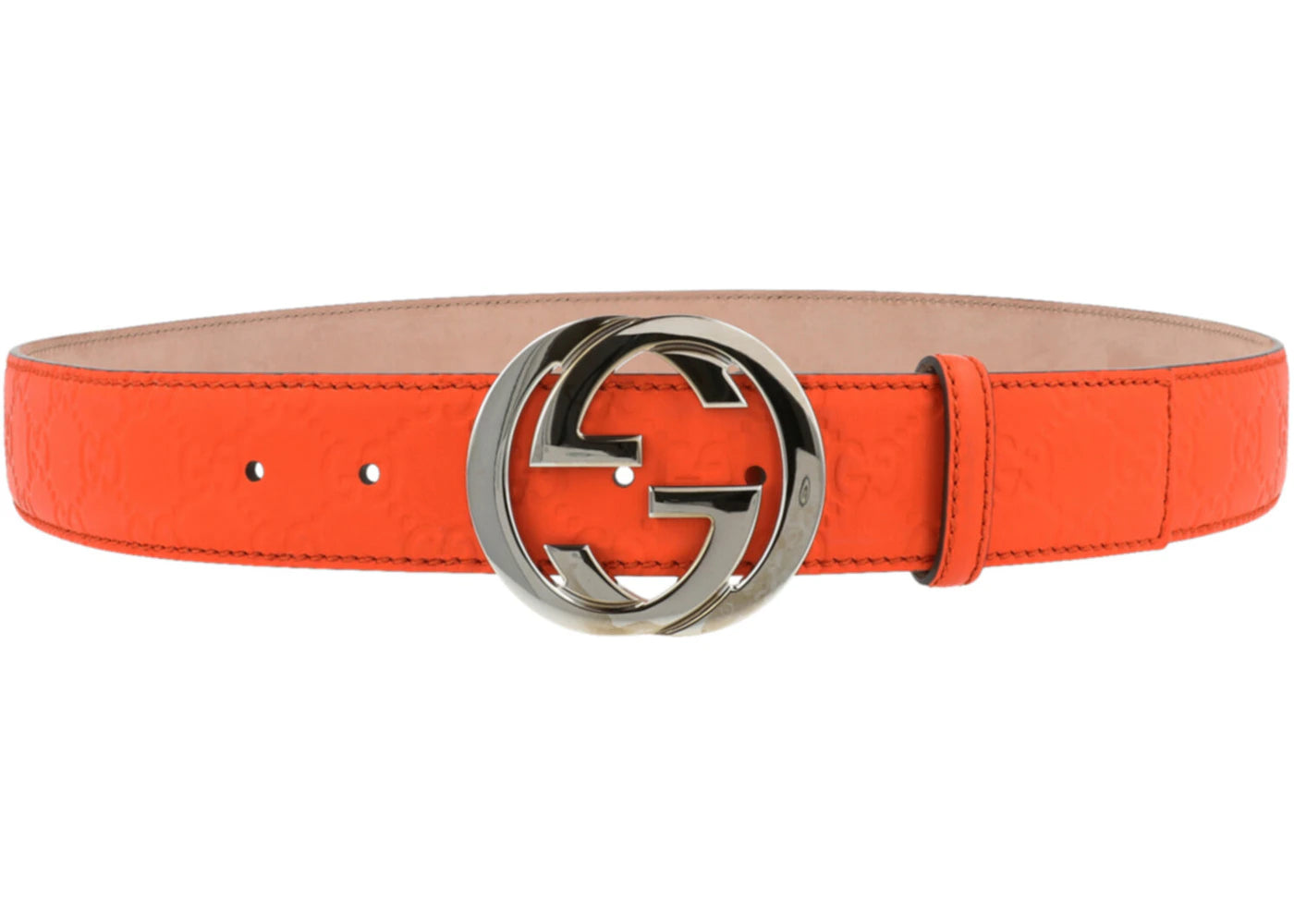 Gucci Interlocking G Buckle Belt Orange