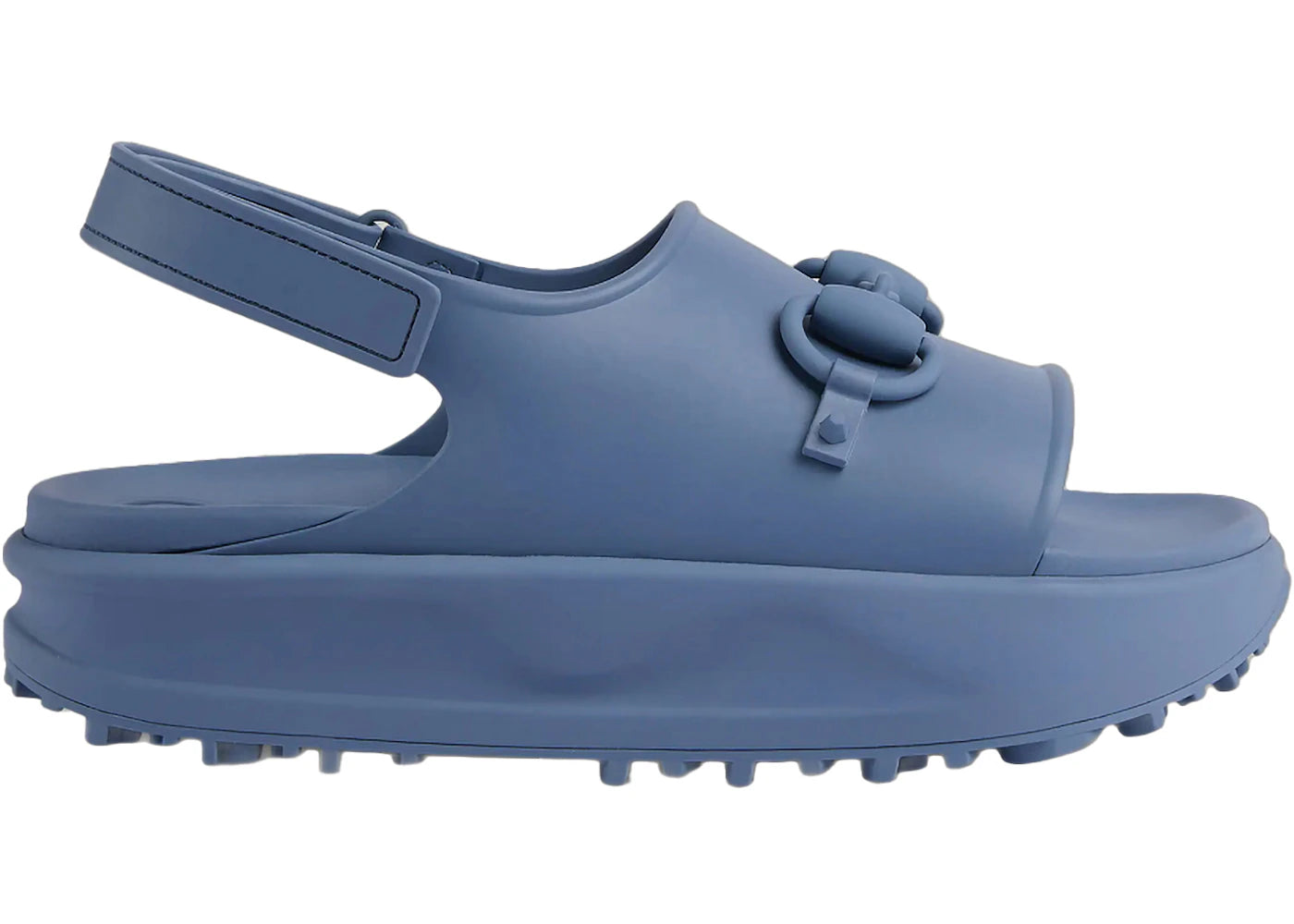 Gucci Interlocking G Platform Sandal Blue