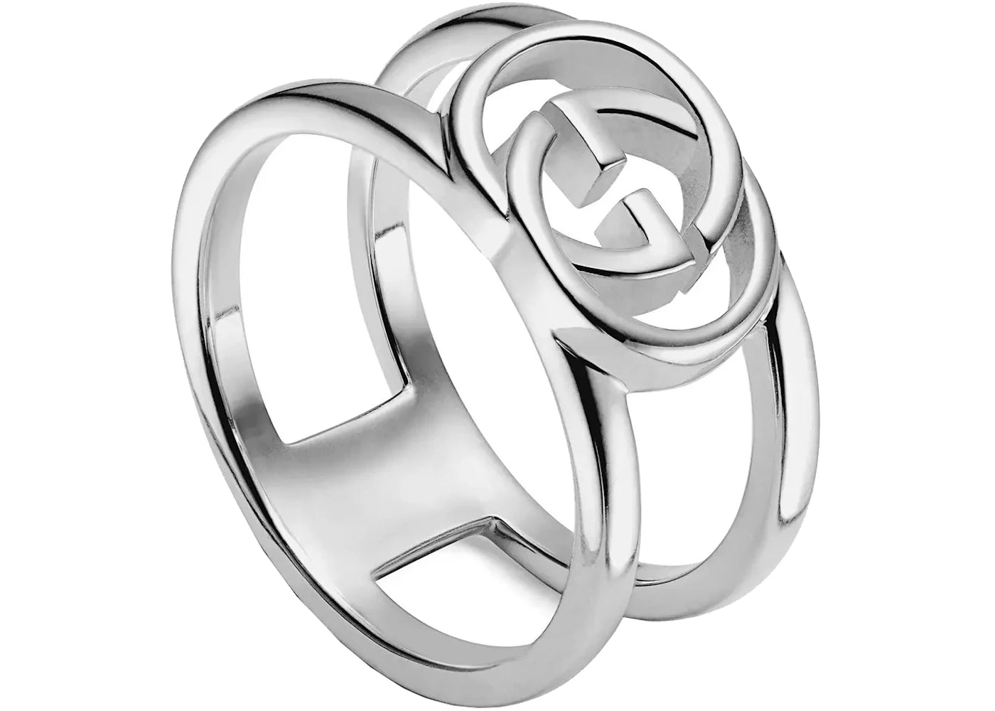 Gucci Interlocking G Silver Ring Silver