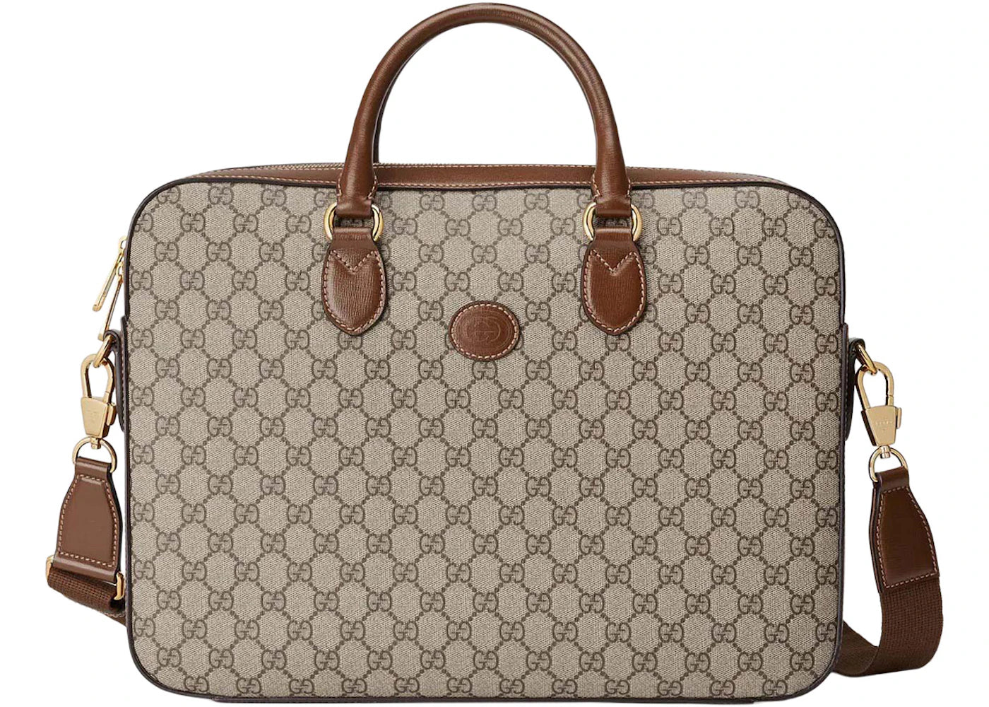 Gucci Interlocking GG Business Case Beige/Ebony