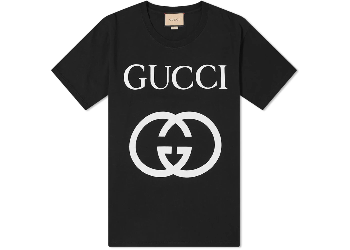 Gucci Interlocking GG Print T-shirt Black Ivory