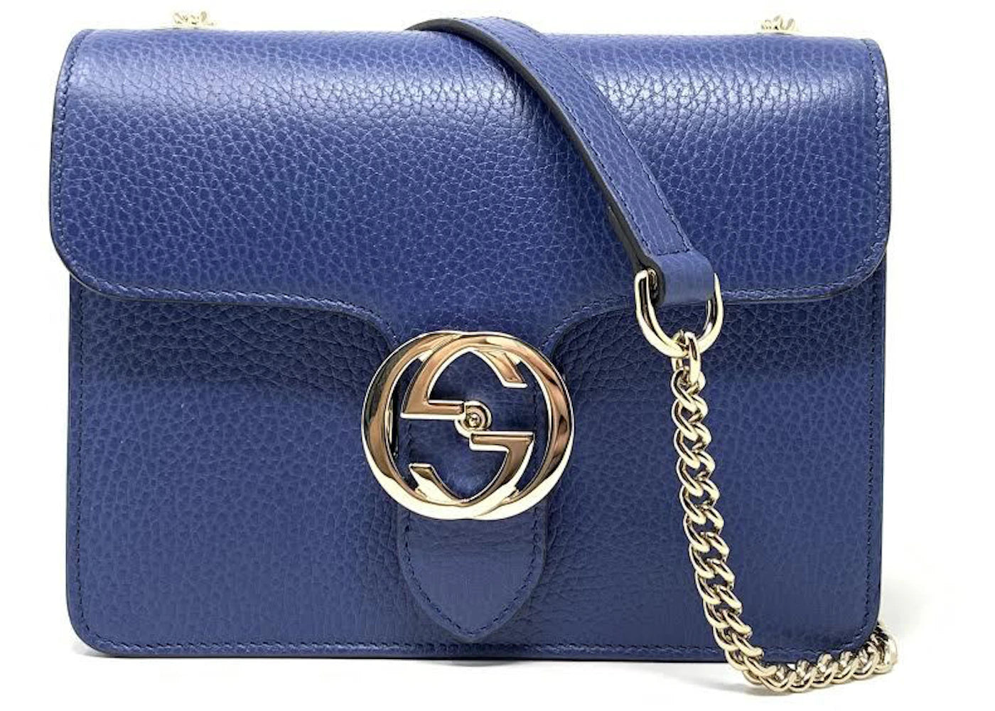 Gucci Interlocking G Shoulder Bag Blue