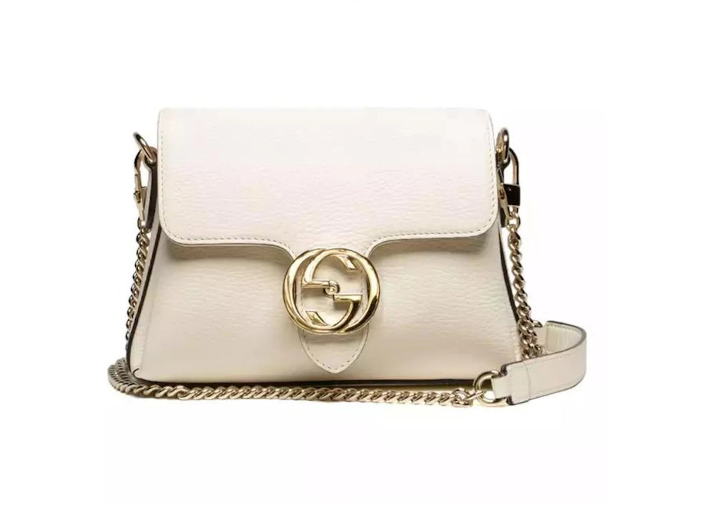 Gucci Interlocking GG Shoulder Bag Mini White