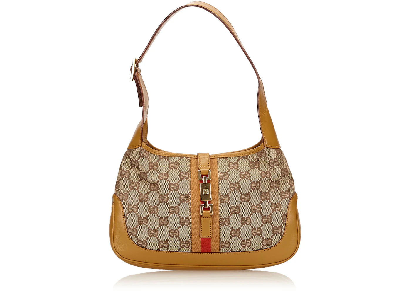 Gucci Jackie Shoulder Monogram GG Beige