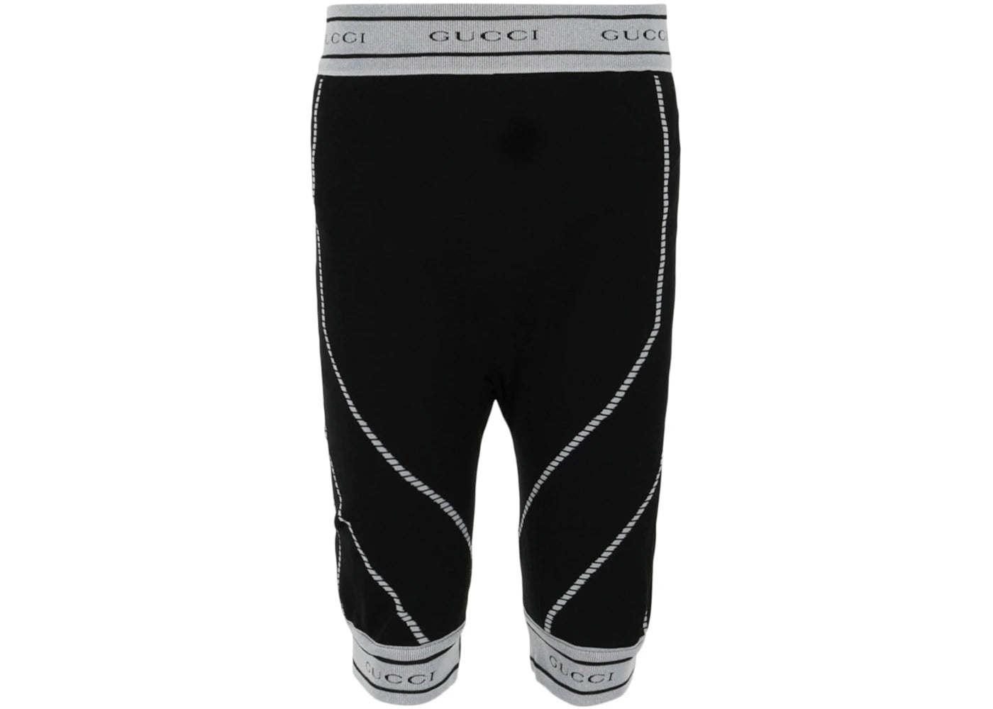 Gucci Jacquard Tubular Jersey Shorts Black