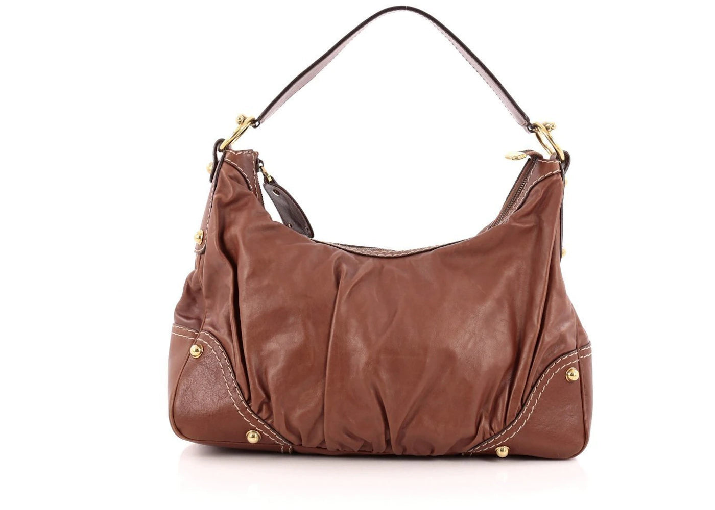 Gucci Jockey Hobo Medium Brown