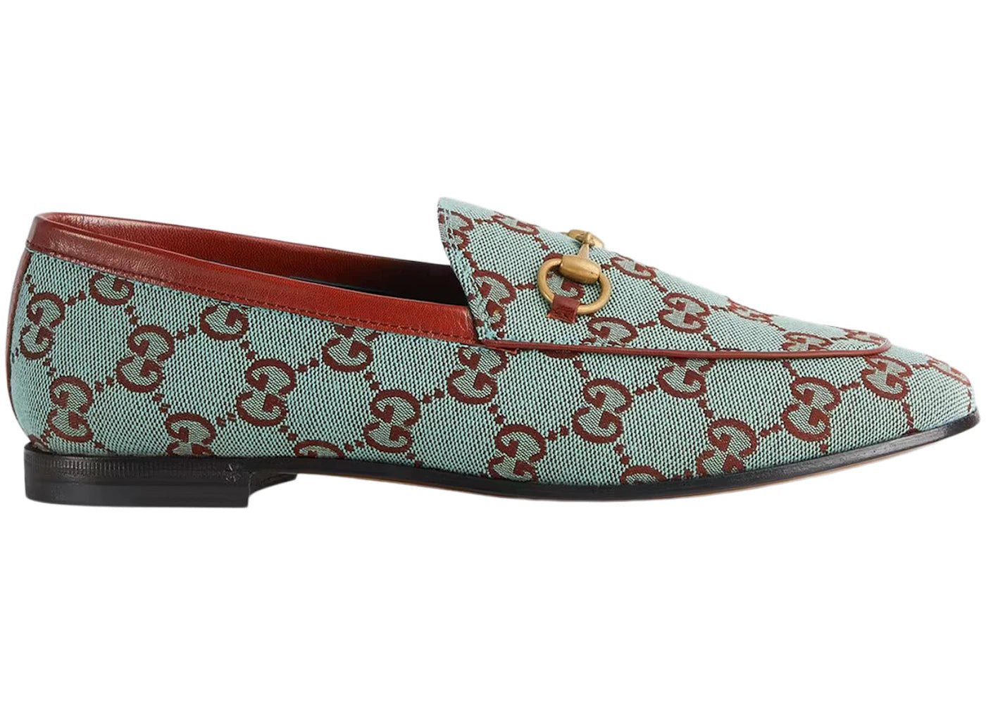 Gucci Jordaan Loafer Light Blue GG Canvas