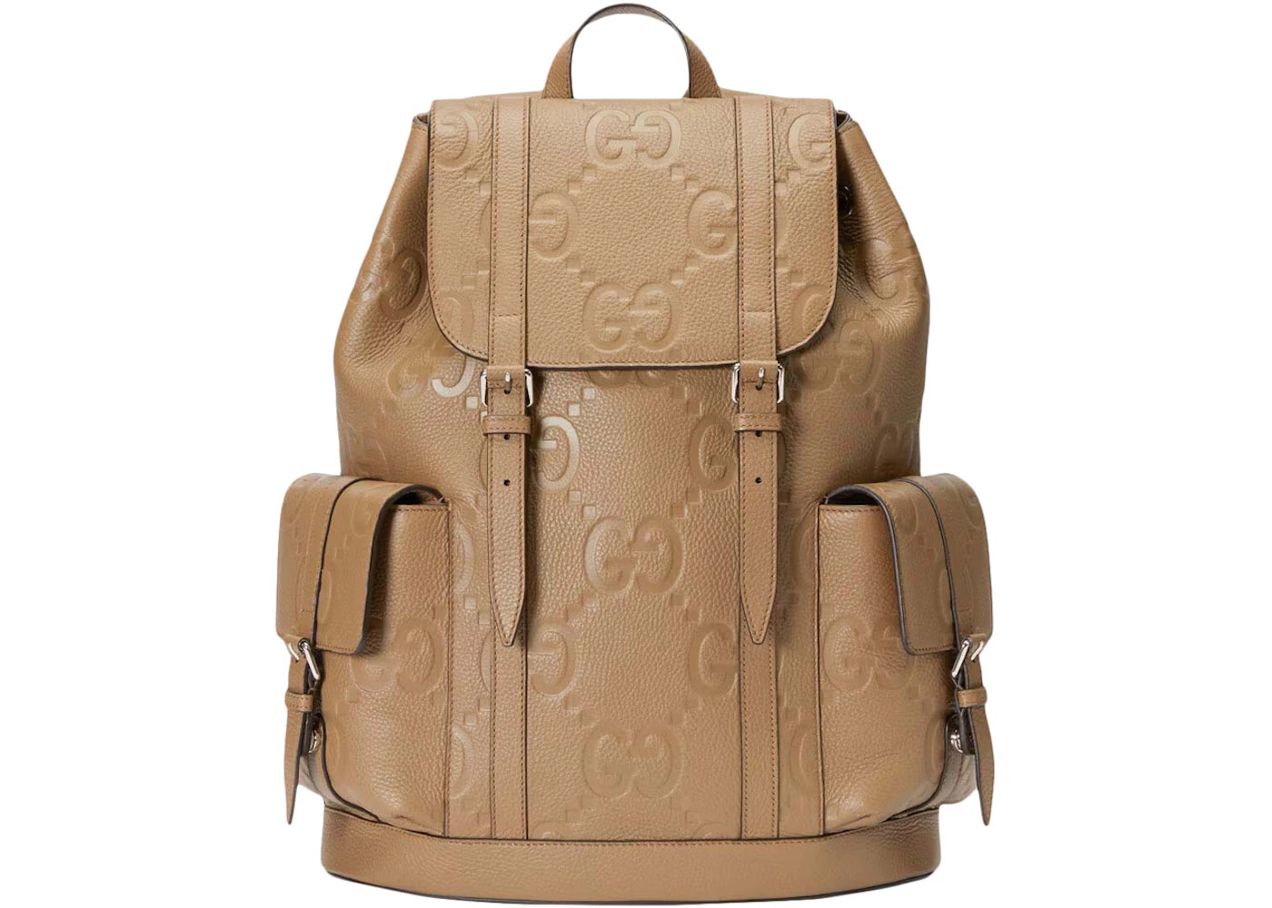 Gucci Jumbo GG Backpack Taupe