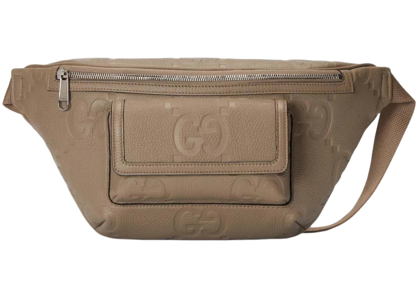 Gucci Jumbo GG Belt Bag Taupe