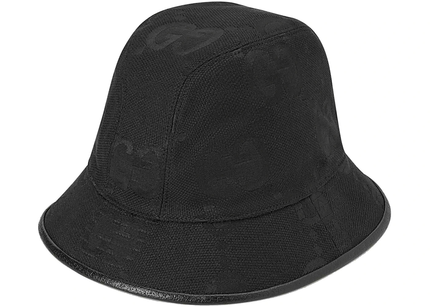 Gucci Jumbo GG Bucket Hat Black