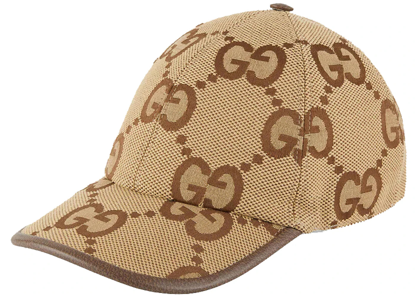 Gucci Jumbo GG Canvas Baseball Hat Camel/Ebony