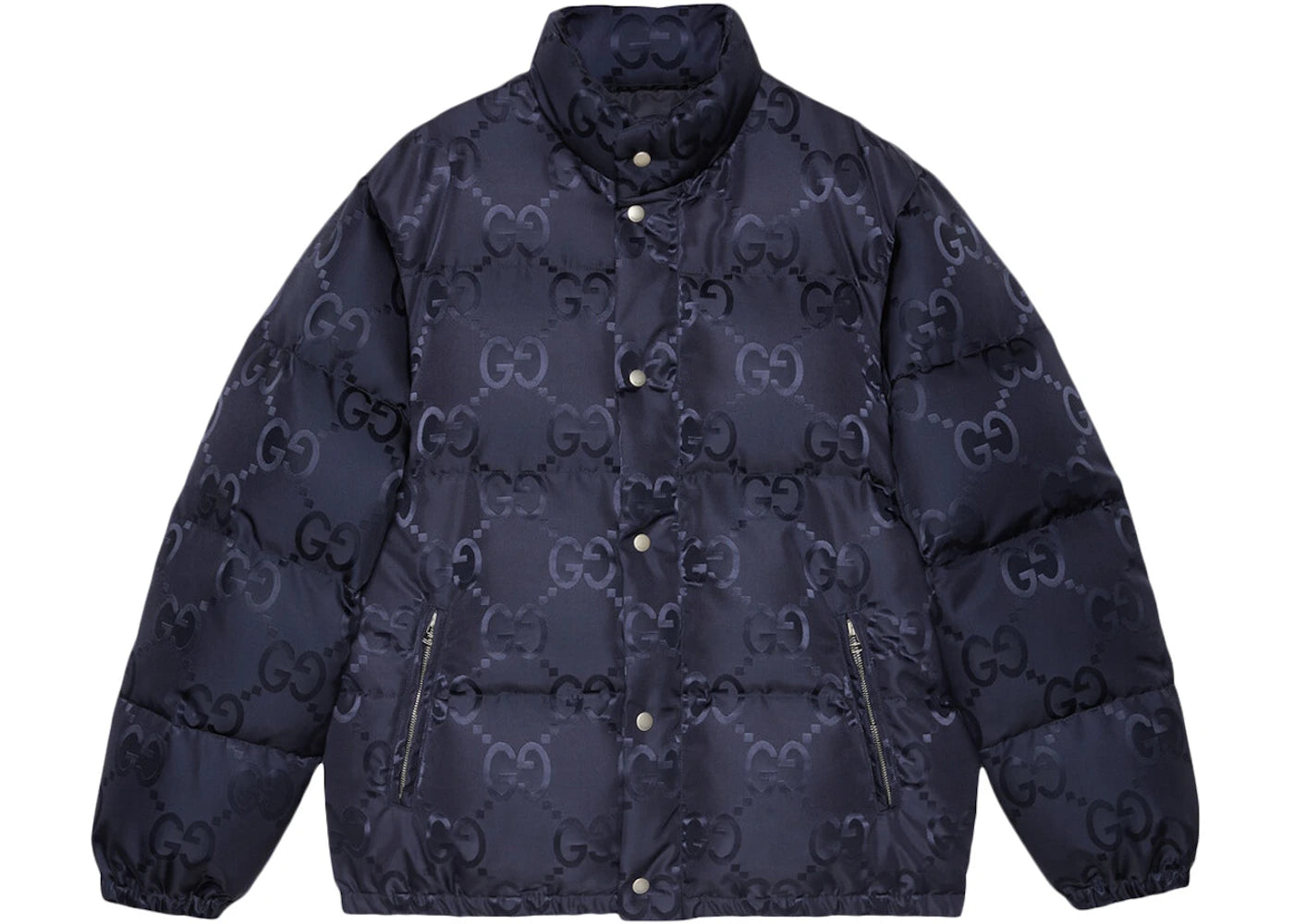 Gucci Jumbo GG Canvas Down Jacket Navy