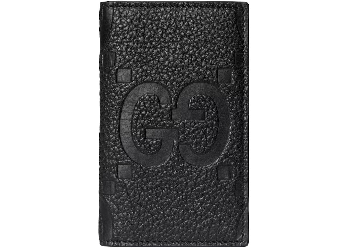 Gucci Jumbo GG Card Case Black