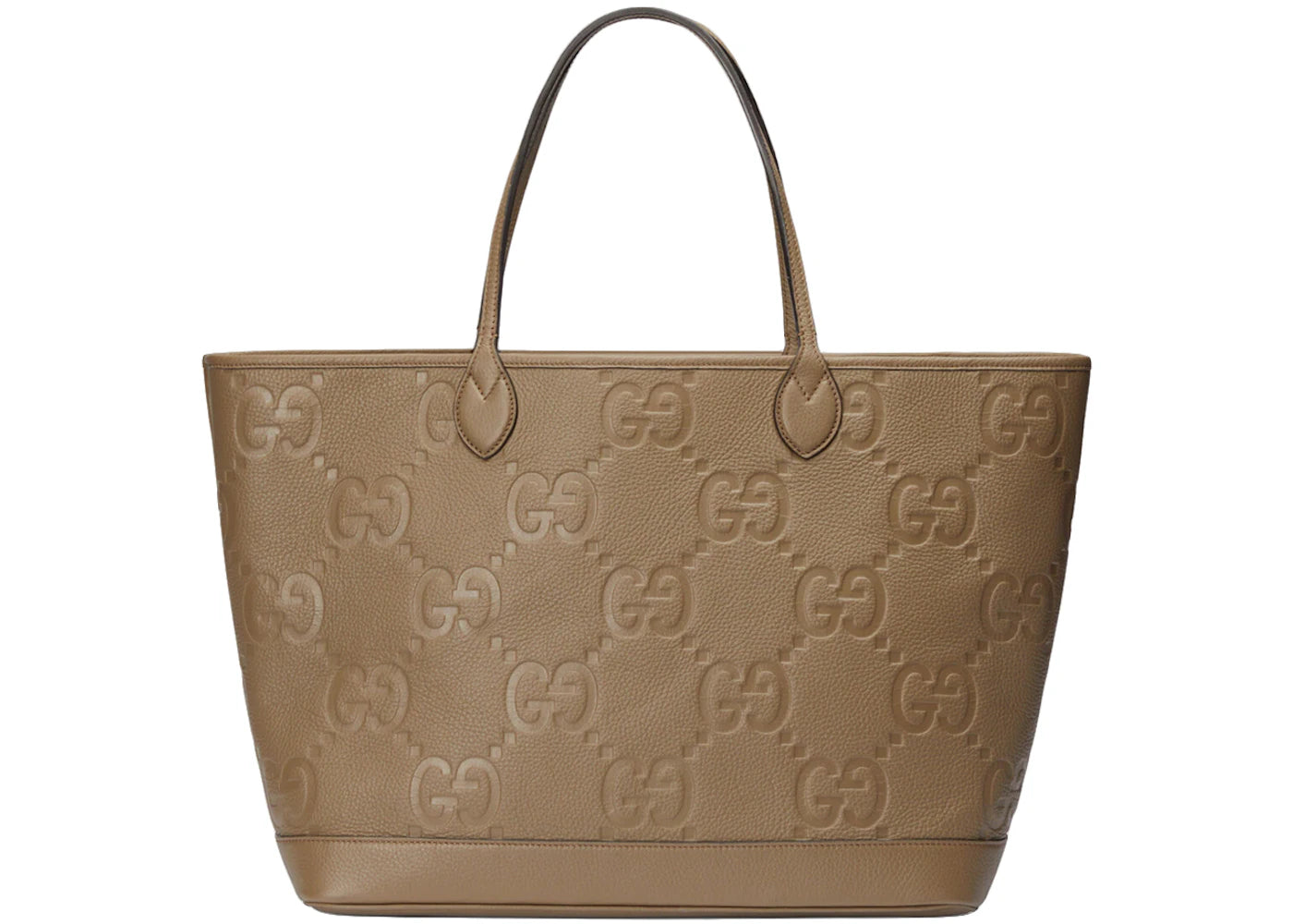 Gucci Jumbo GG Large Tote Bag Taupe