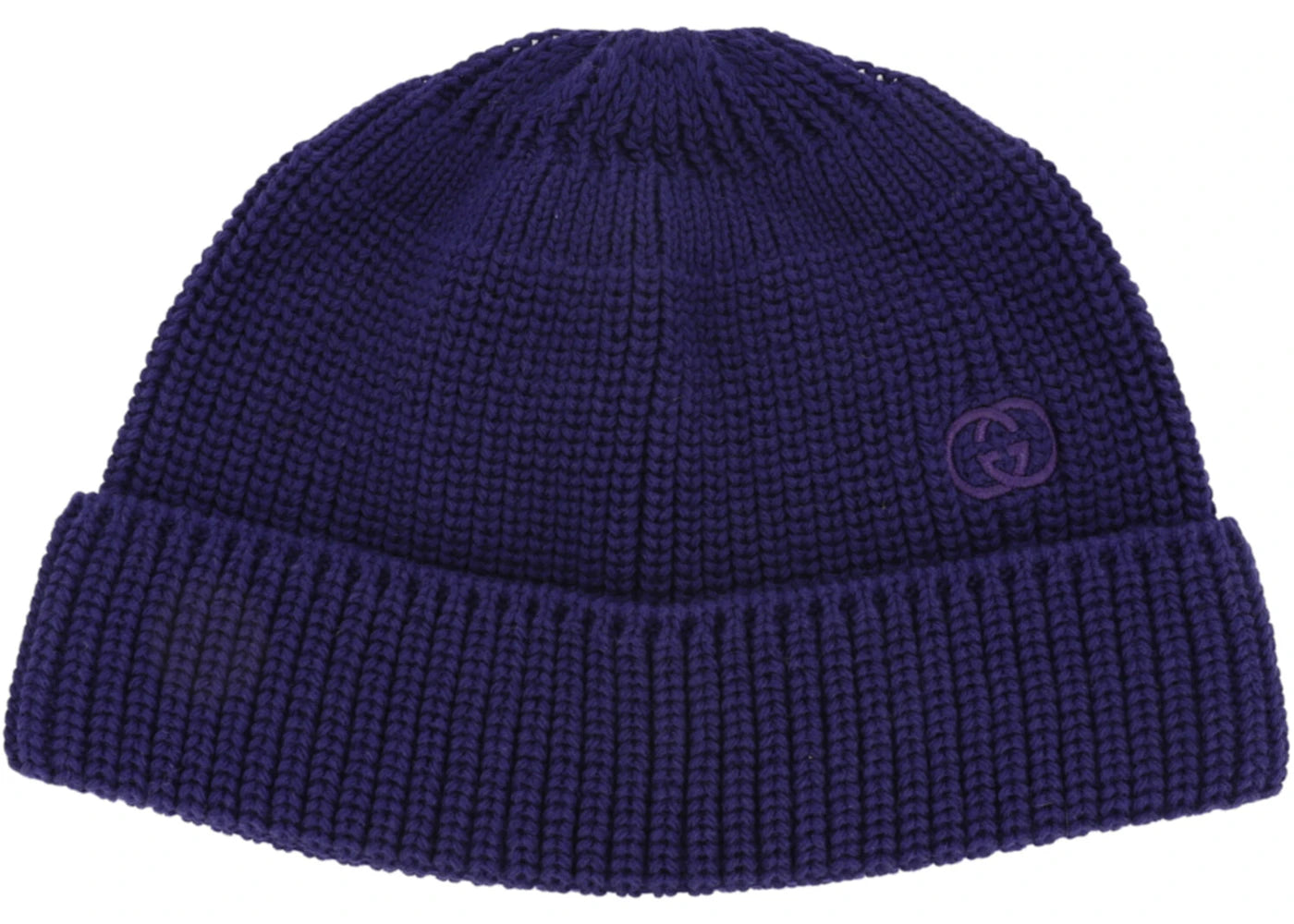 Gucci Knitted GG Beanie Beanie Bright Blue