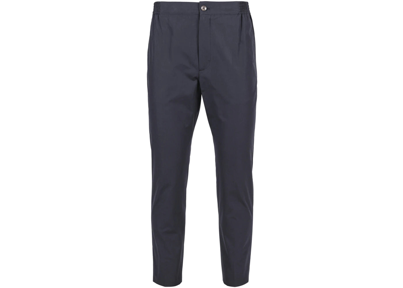 Gucci Label Cotton Poplin Trousers Indigo