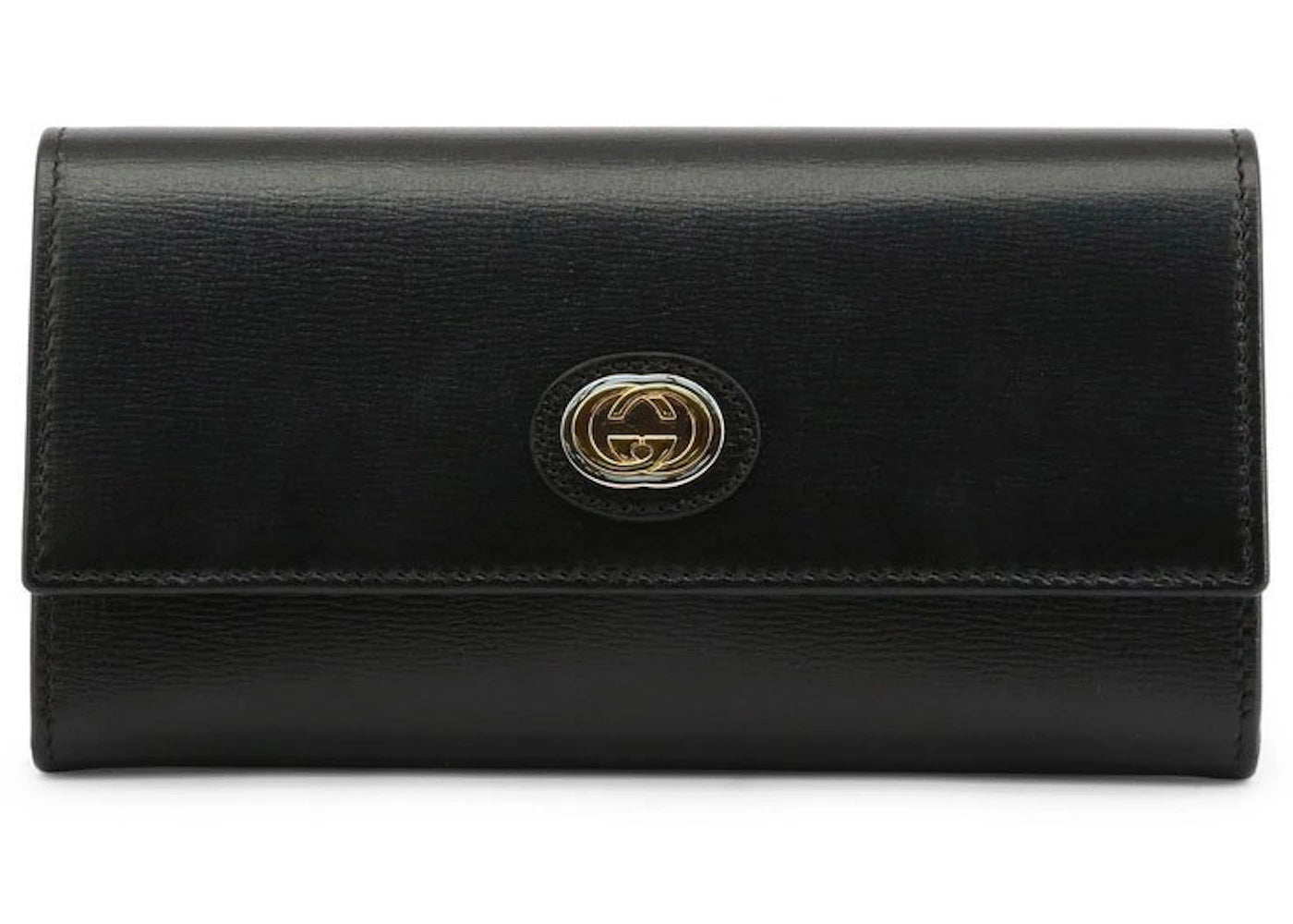 Gucci Leather Continental Wallet Black