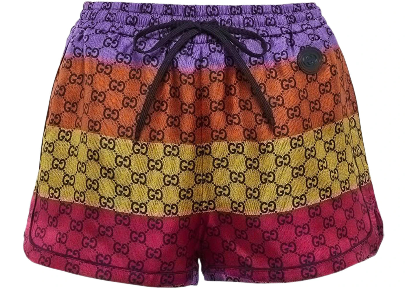 Gucci Logo Color Stripe Shorts Multi