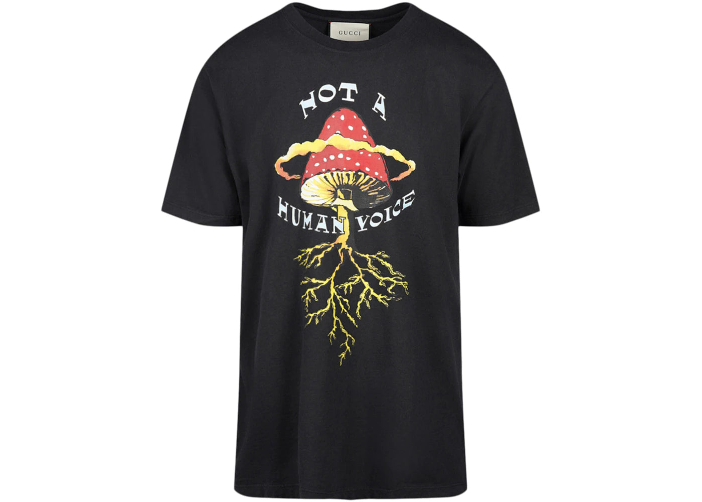 Gucci Logo Crew Neck T-shirt Black