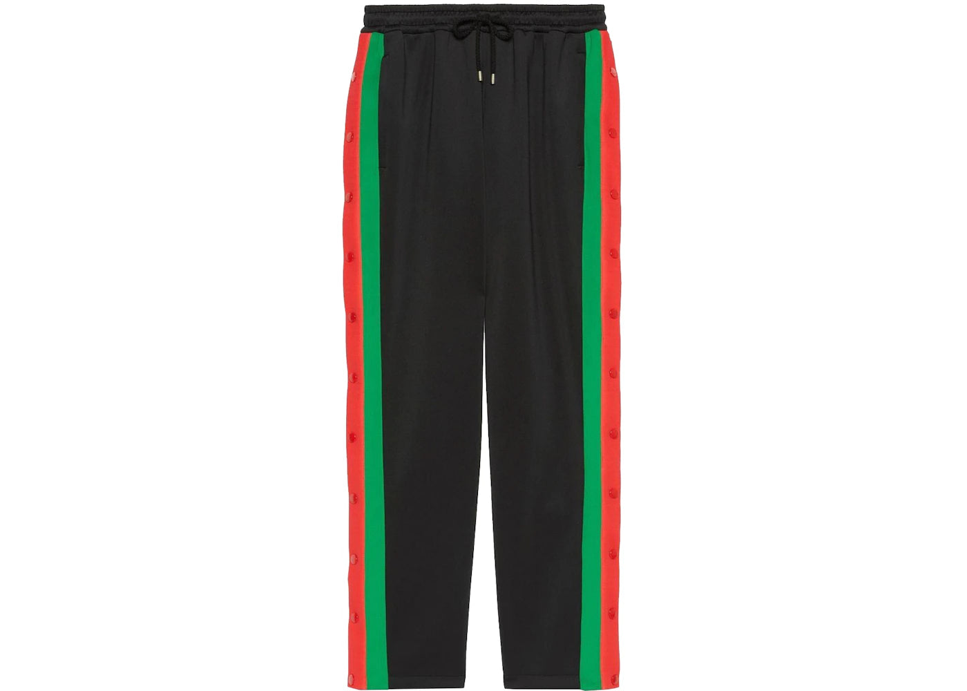 Gucci Logo-Patch Drawstring Track Pants Black/Multi