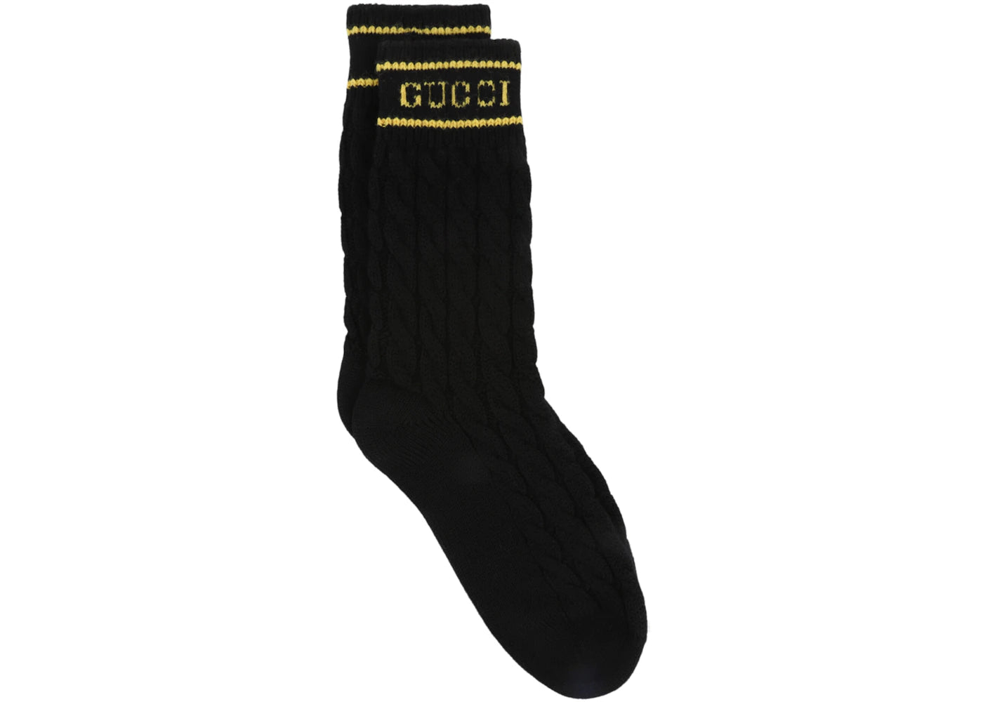 Gucci Logo Wool Crew Socks Multi