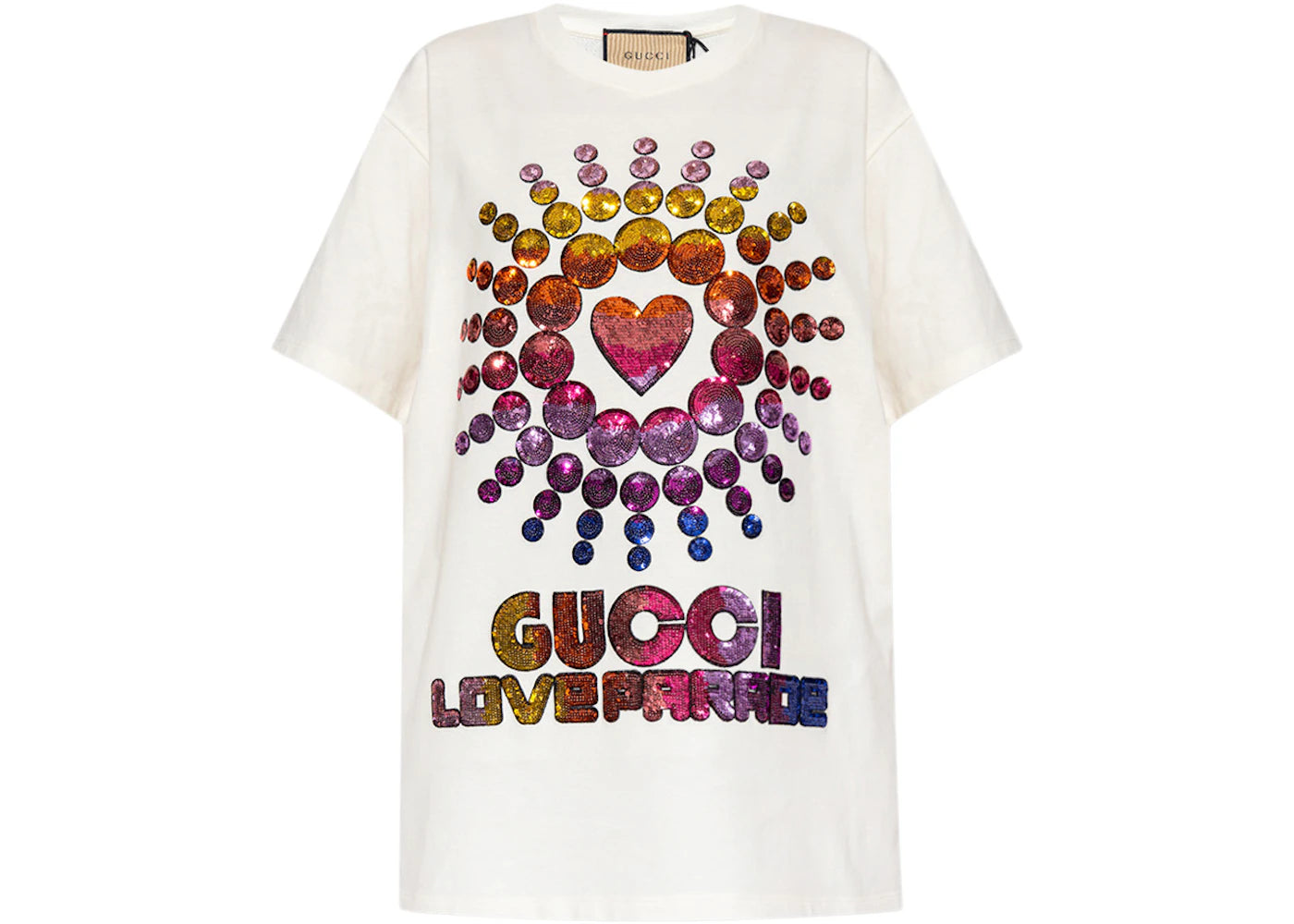 Gucci Love Parade Oversized T-shirt White