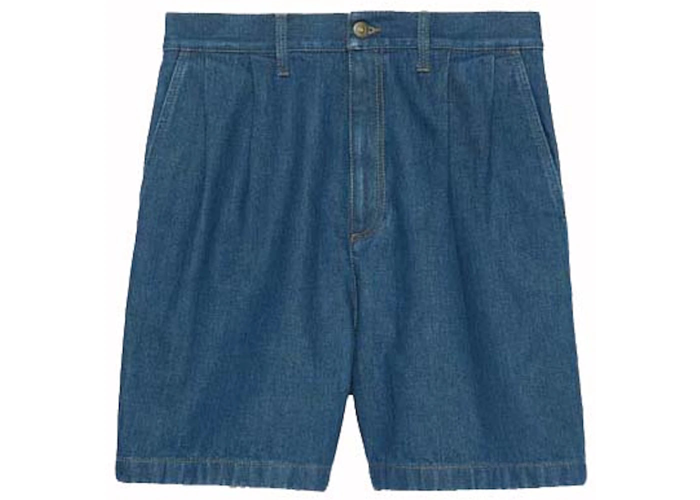 Gucci Lovelight Denim Shorts Blue