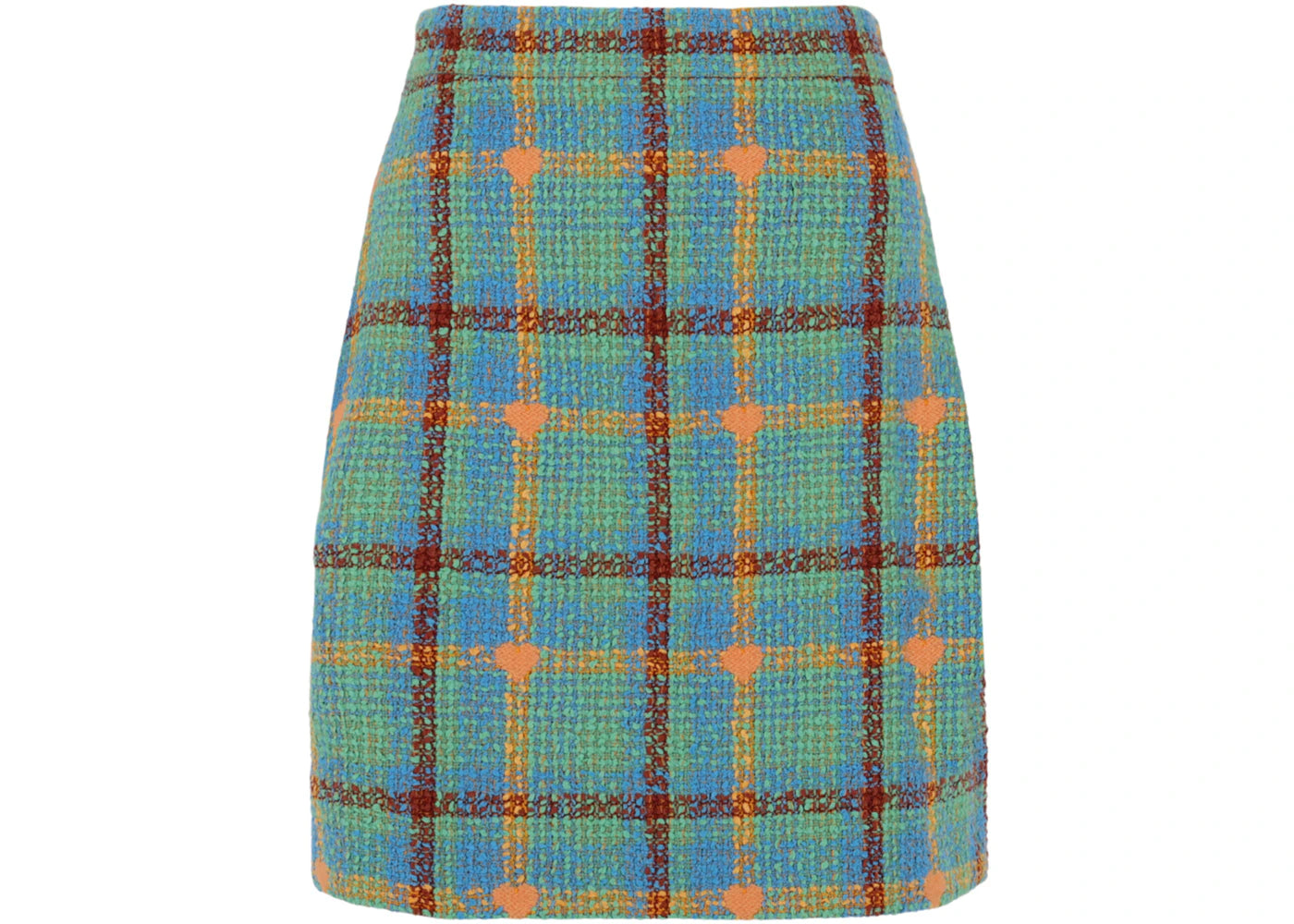 Gucci Lovelight Tweed Mini Skirt Blue
