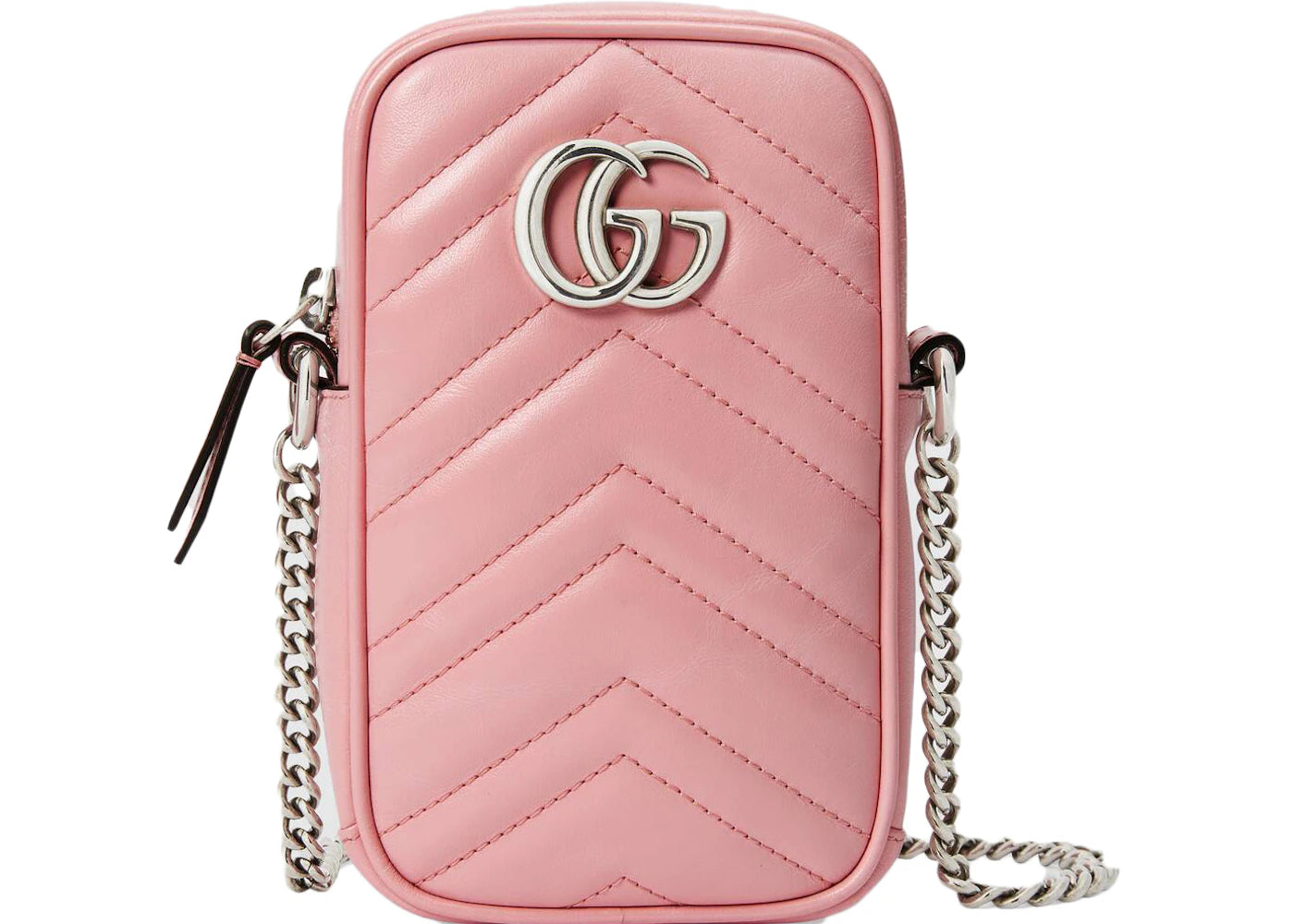 Gucci Marmont Bag GG (2 Card Slot) Mini Pastel Pink