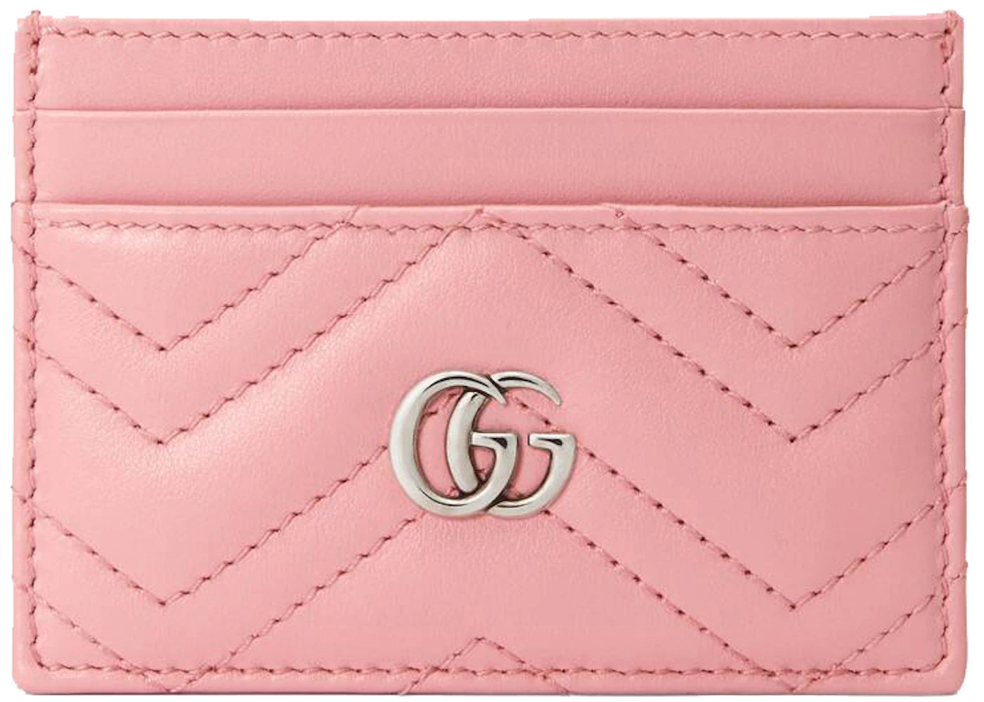 Gucci Marmont Card Case GG (4 Card Slot) Pastel Pink