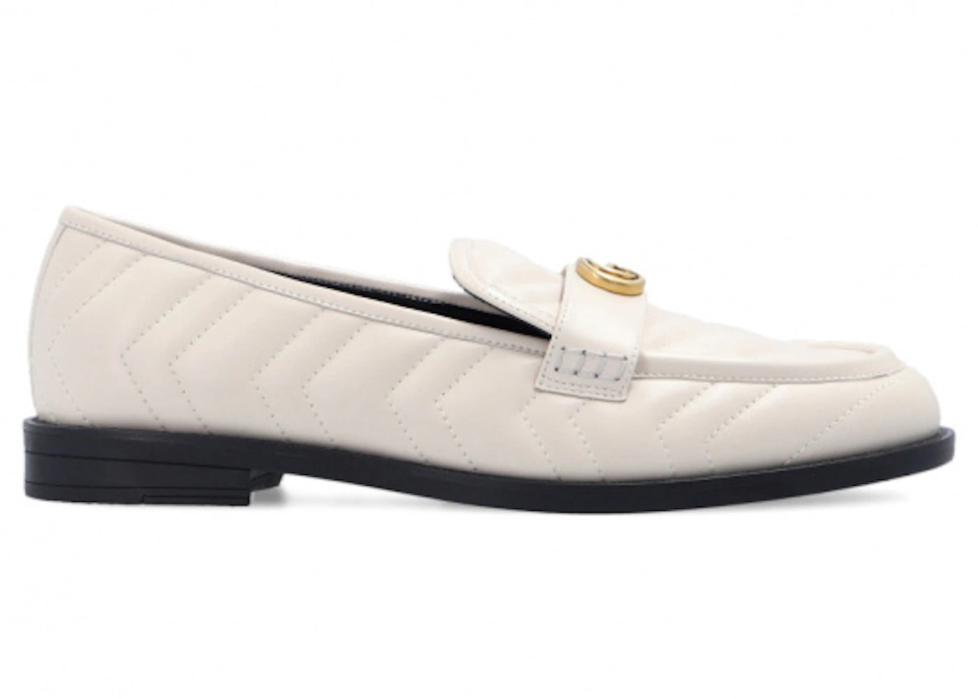 Gucci Marmont Matelassé Loafer White (Women's)