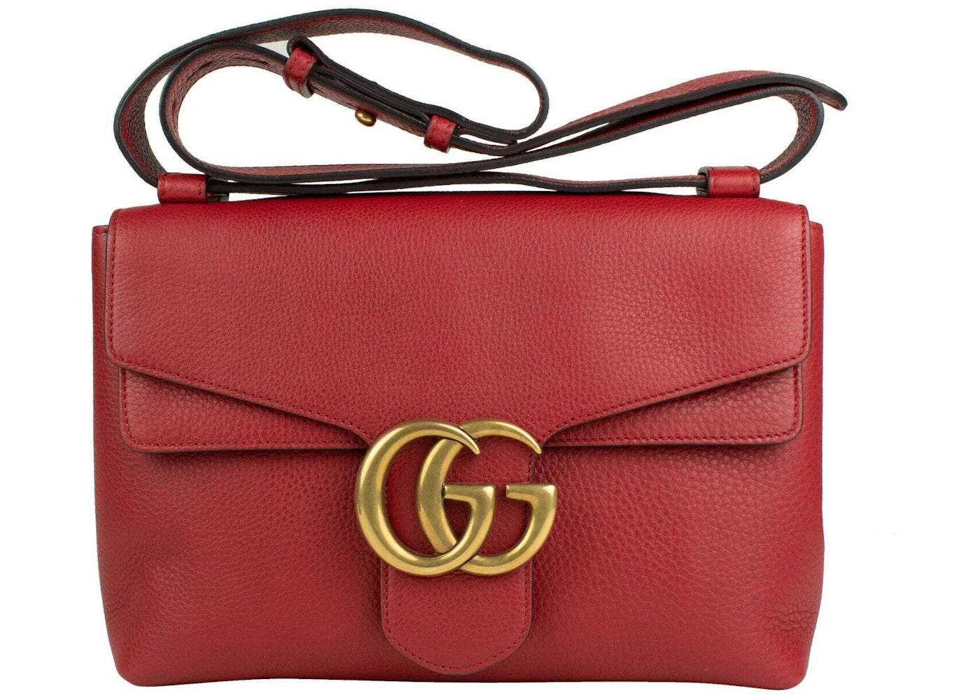 Gucci Marmont Shoulder Bag GG Red