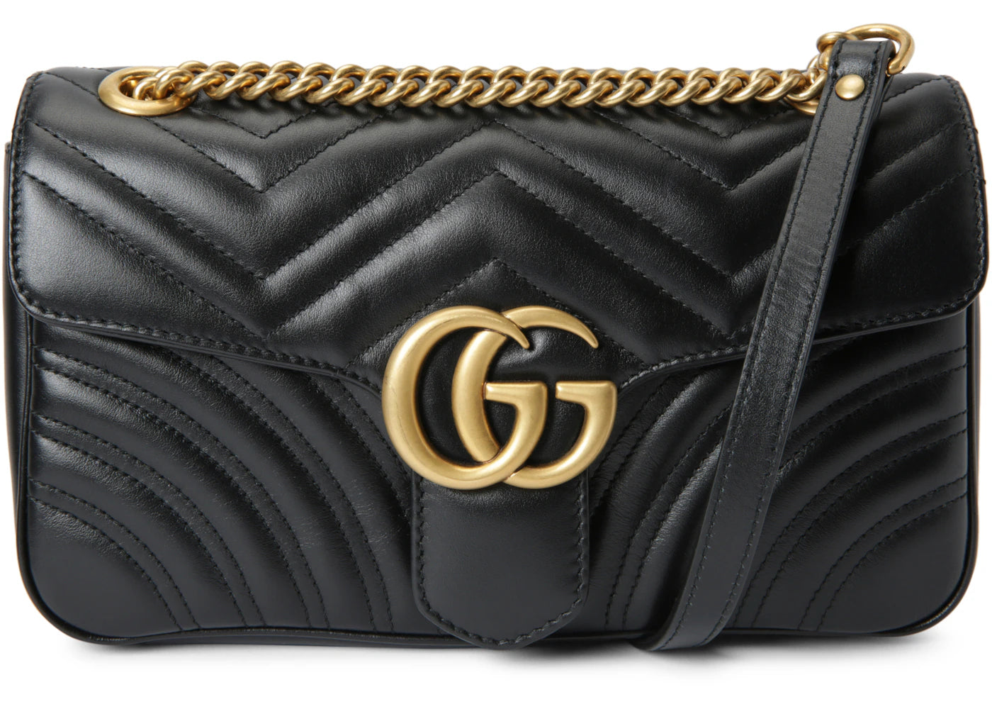 Gucci GG Marmont Small Matelasse Bag Black