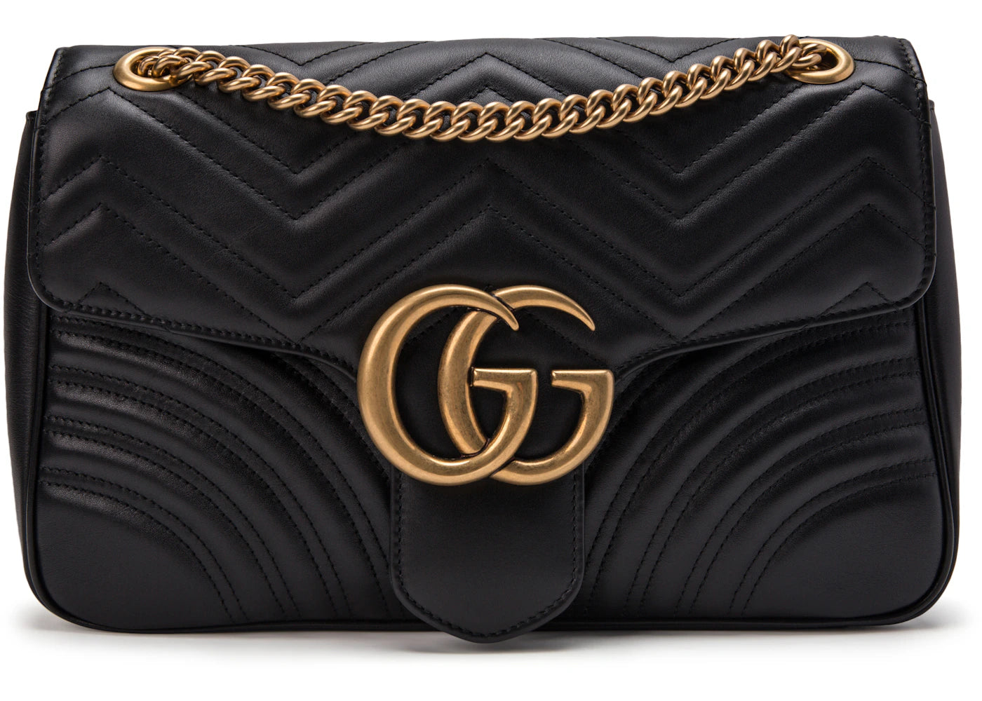 Gucci GG Marmont Shoulder Bag Matelasse Medium Black