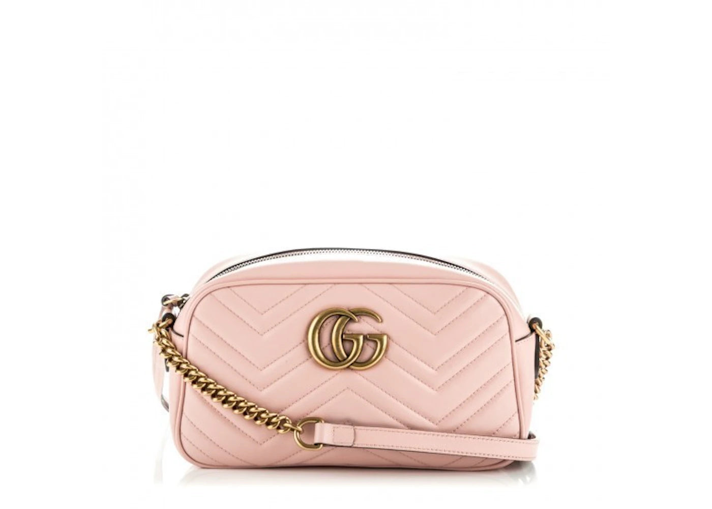 Gucci GG Marmont Camera Bag Matelasse Small Pink