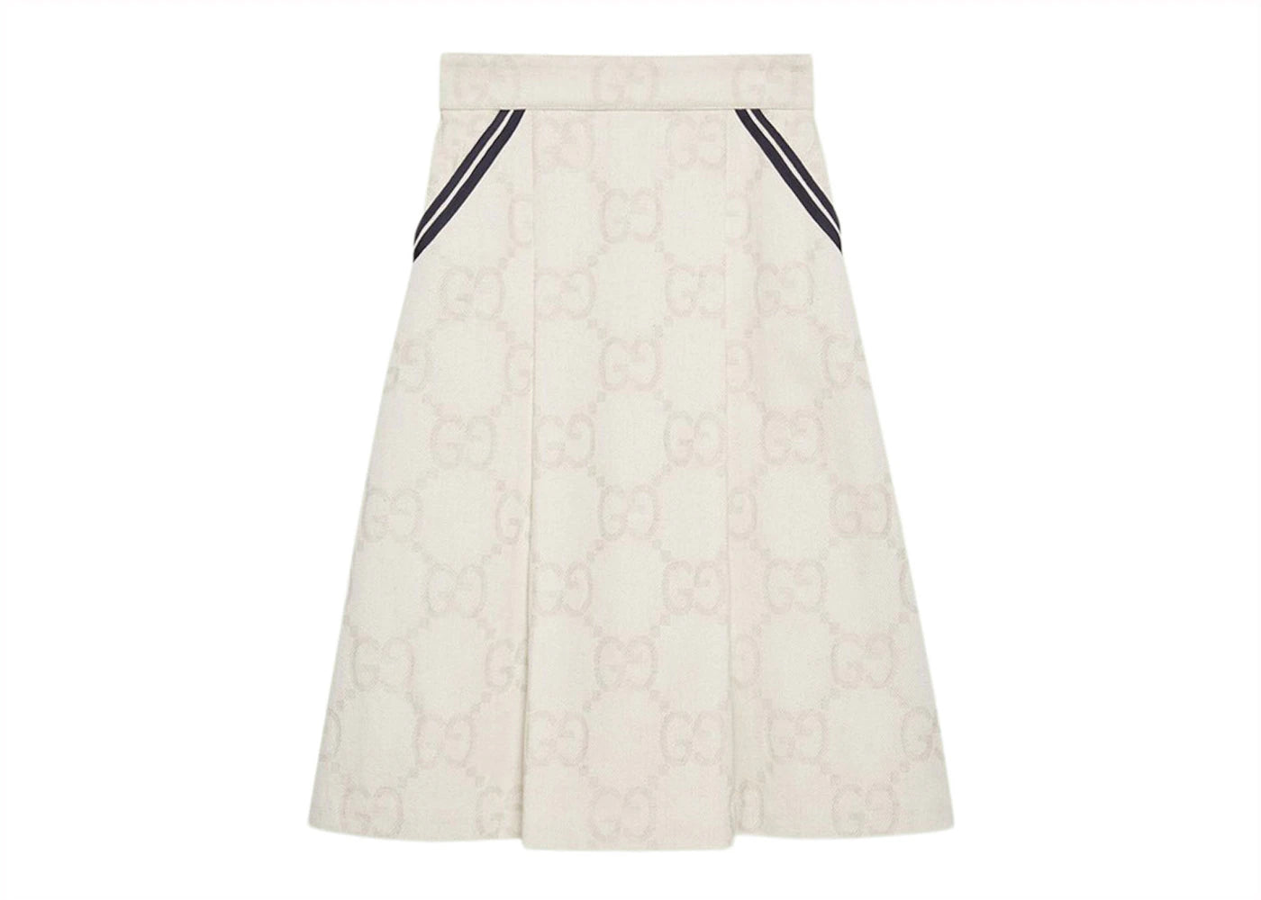 Gucci Maxi GG Skirt White