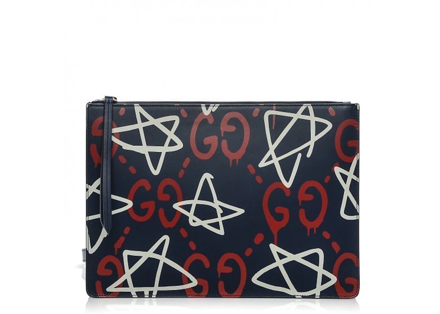 Gucci GucciGhost Crossbody Graffiti Print Navy/Multicolor