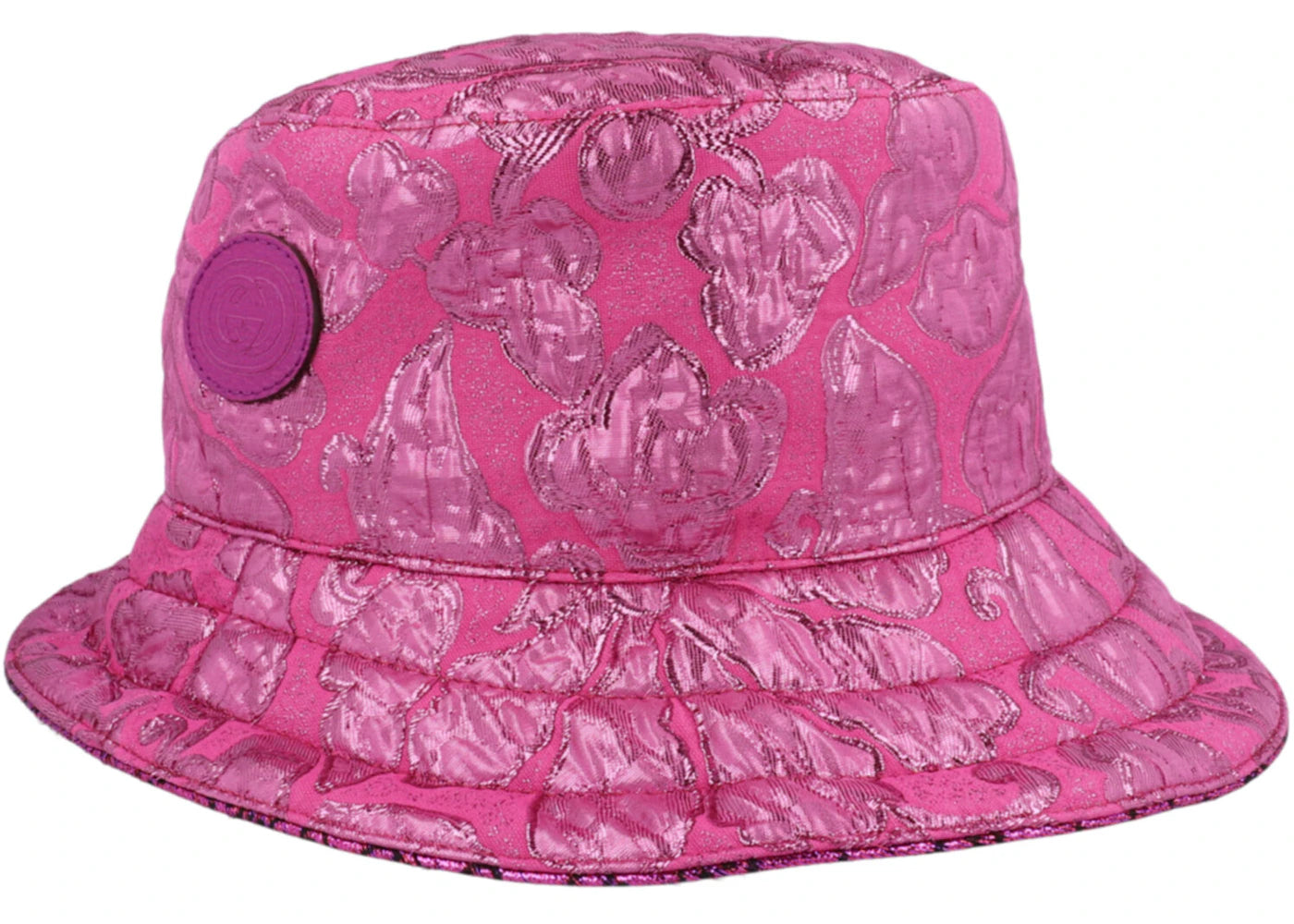 Gucci Metallic GG Bucket Hat Pink